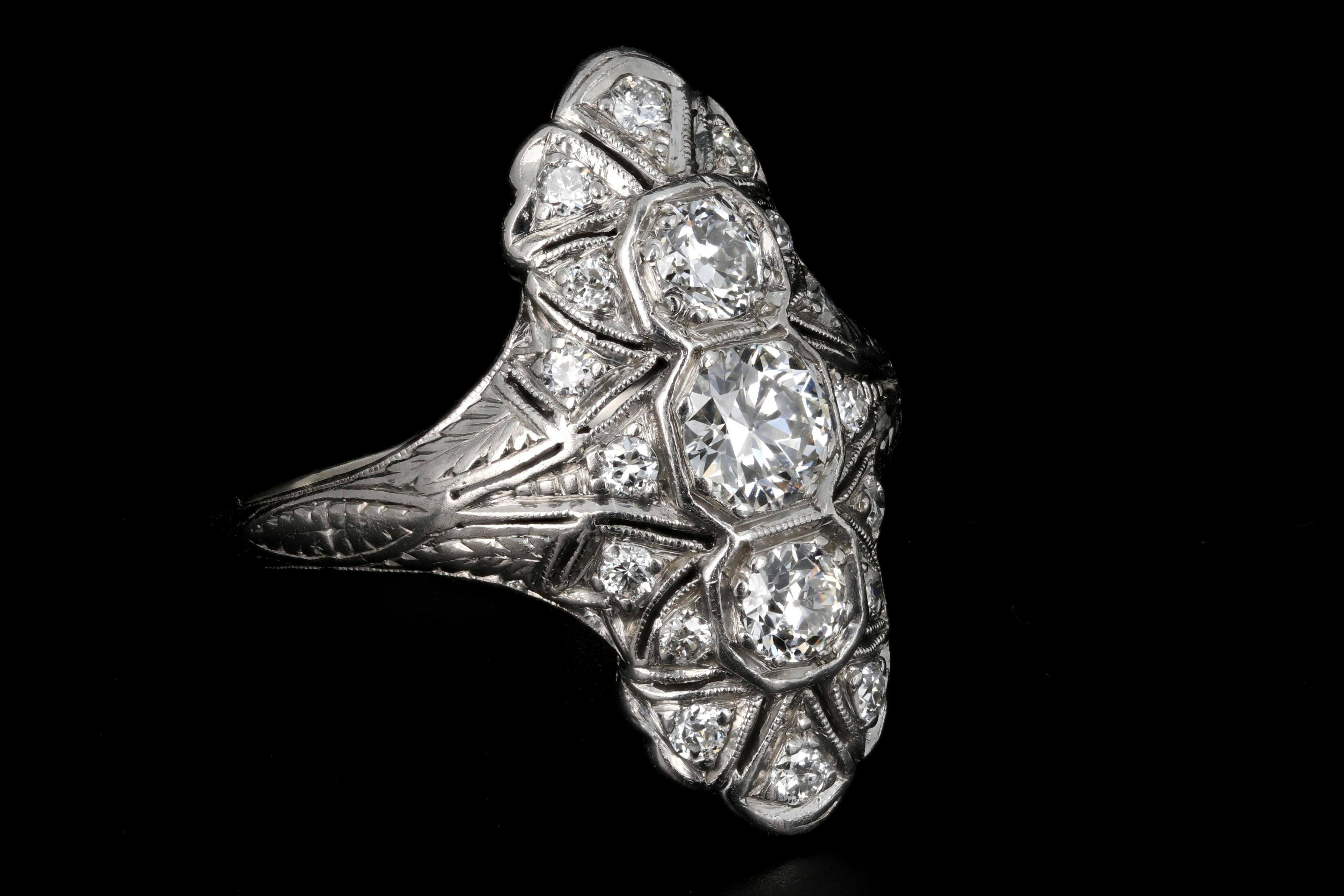 shield engagement ring