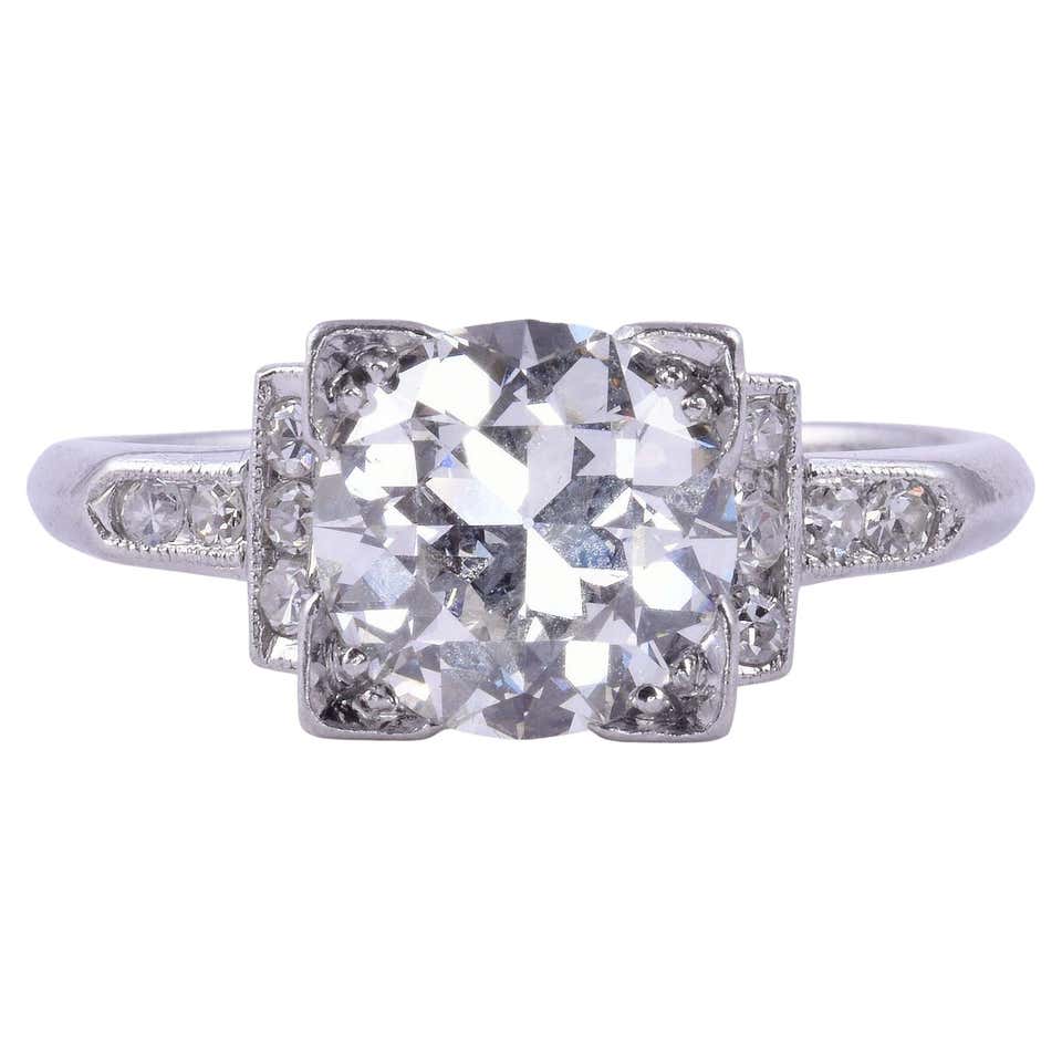 .95 Carat Diamond Platinum Engagement Ring For Sale at 1stDibs | .95 ...