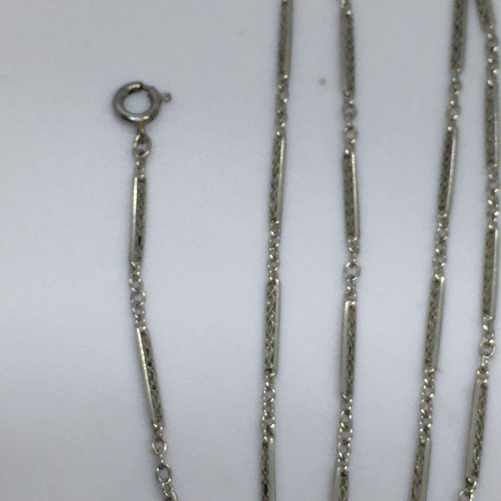 platinum fob chain simple and chaste in design