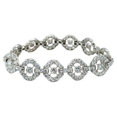 Art-Déco Platinum and Diamond Bracelet