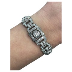 Art Deco, Platinum and Diamond Bracelet