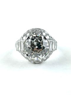 Art Deco Platinum and Diamond Ring