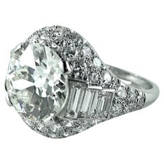 Art Deco Platinum and Diamond Ring  