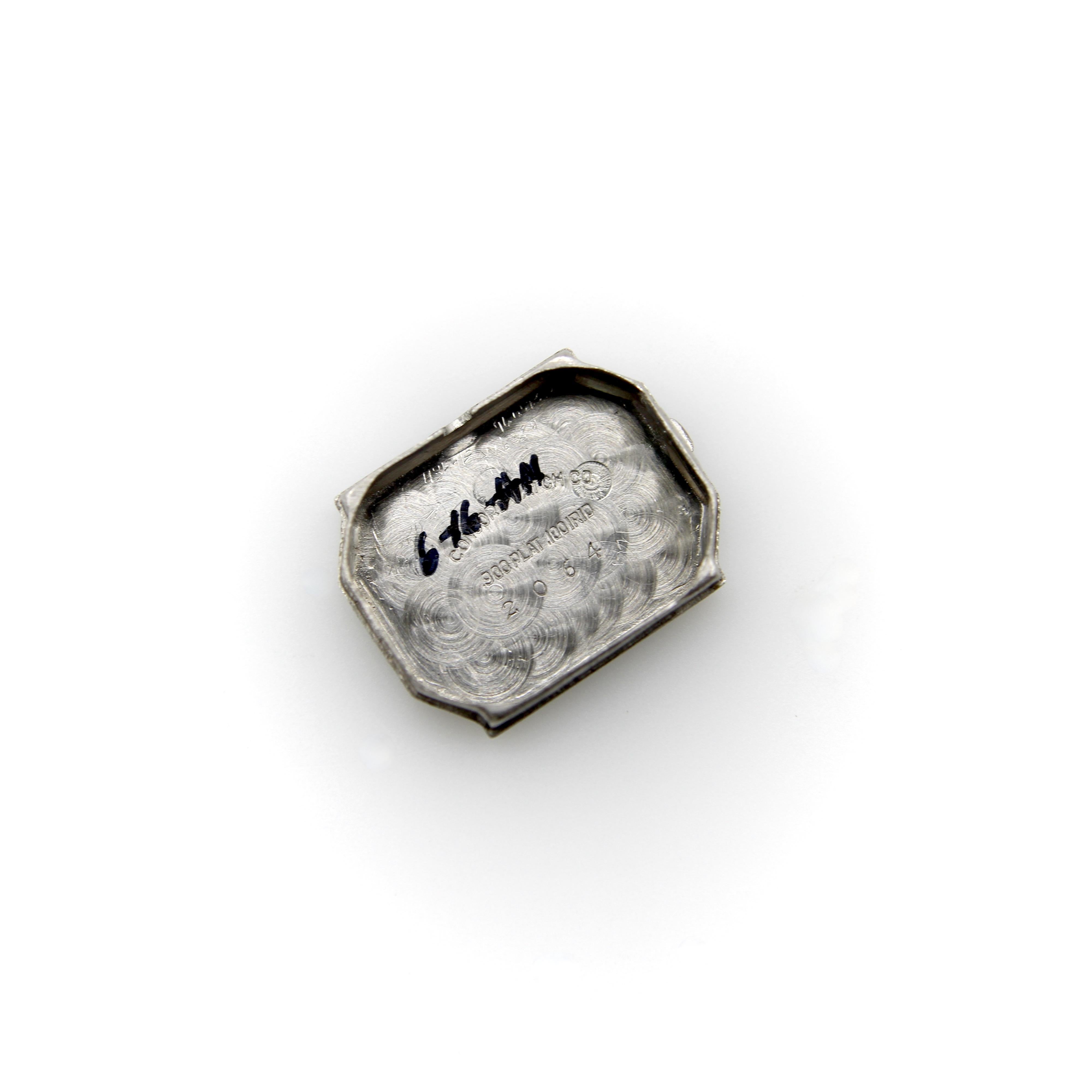 Montre-bracelet Art déco en platine et diamants par Concord en vente 3