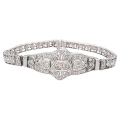 Art Deco Platinum Diamond Bracelet