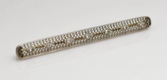 Art Deco Platinum & Diamond Brooch 0.30ct