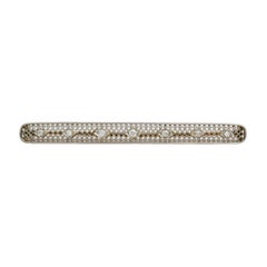 Art Deco Platinum & Diamond Brooch 0.30ct