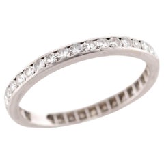Antique Art Deco Platinum Diamond Eternity Band