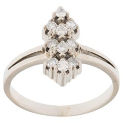 Used Art Deco Platinum Diamond Ring
