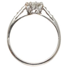 Art Deco Platinum Diamond Solitaire Engagement Ring, Circa 1930