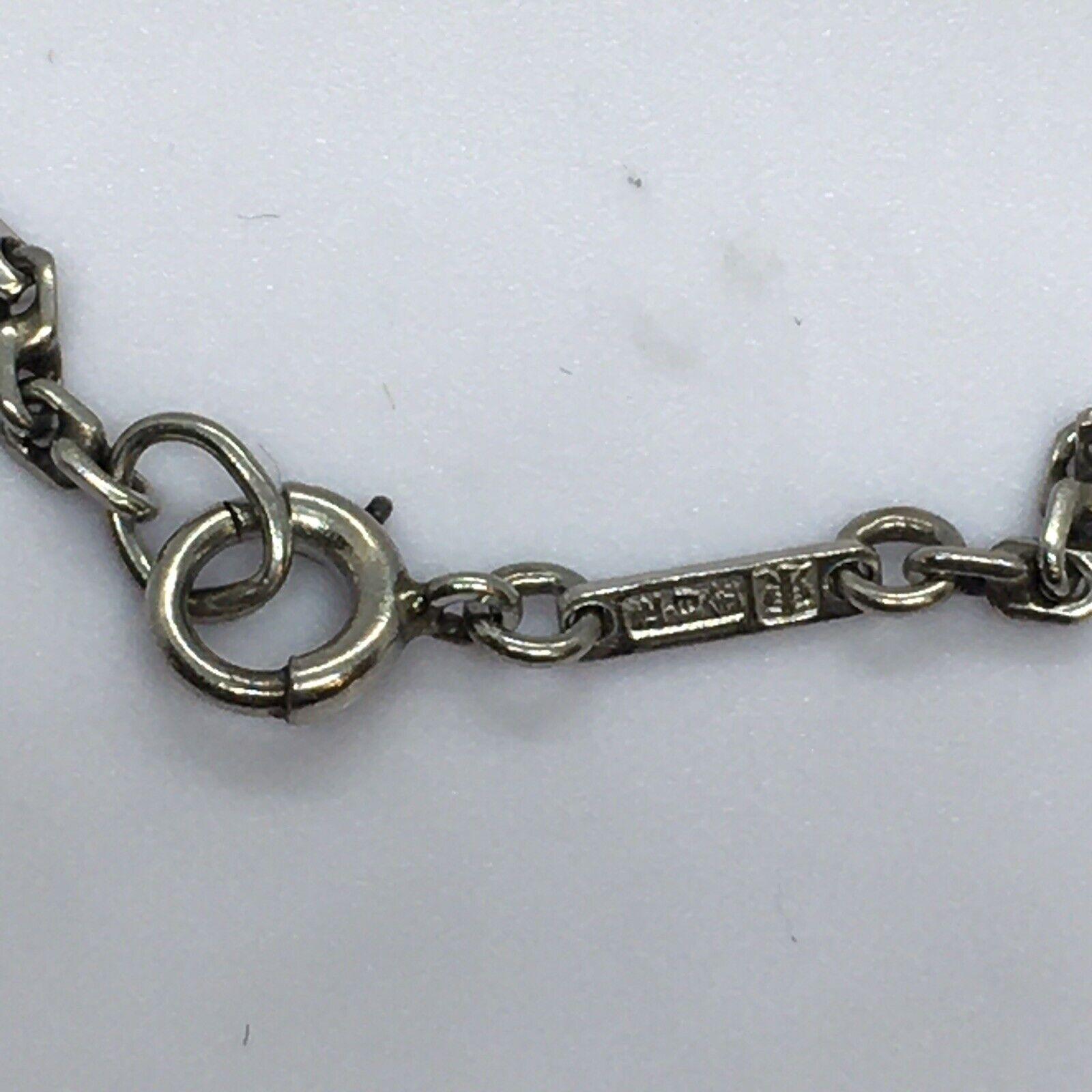 Chaîne collier en platine Art déco faite à la main de 21 pouces (18,5 grammes) des années 1920, probablement du Japon Unisexe en vente