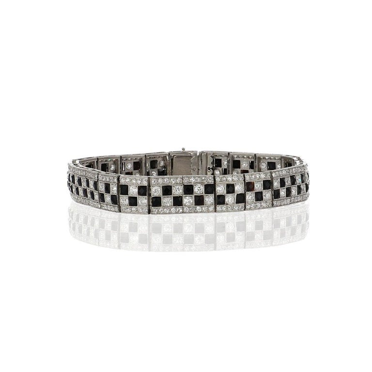 Checkerboard Diamond Bracelet