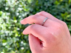 Art Deco Platinum Single Cut Diamond Ring, Size 7.75, Circa 1920s