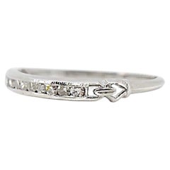 Art Deco Platinum Single Cut Diamond Ring, Size 7.75, Circa 1920s