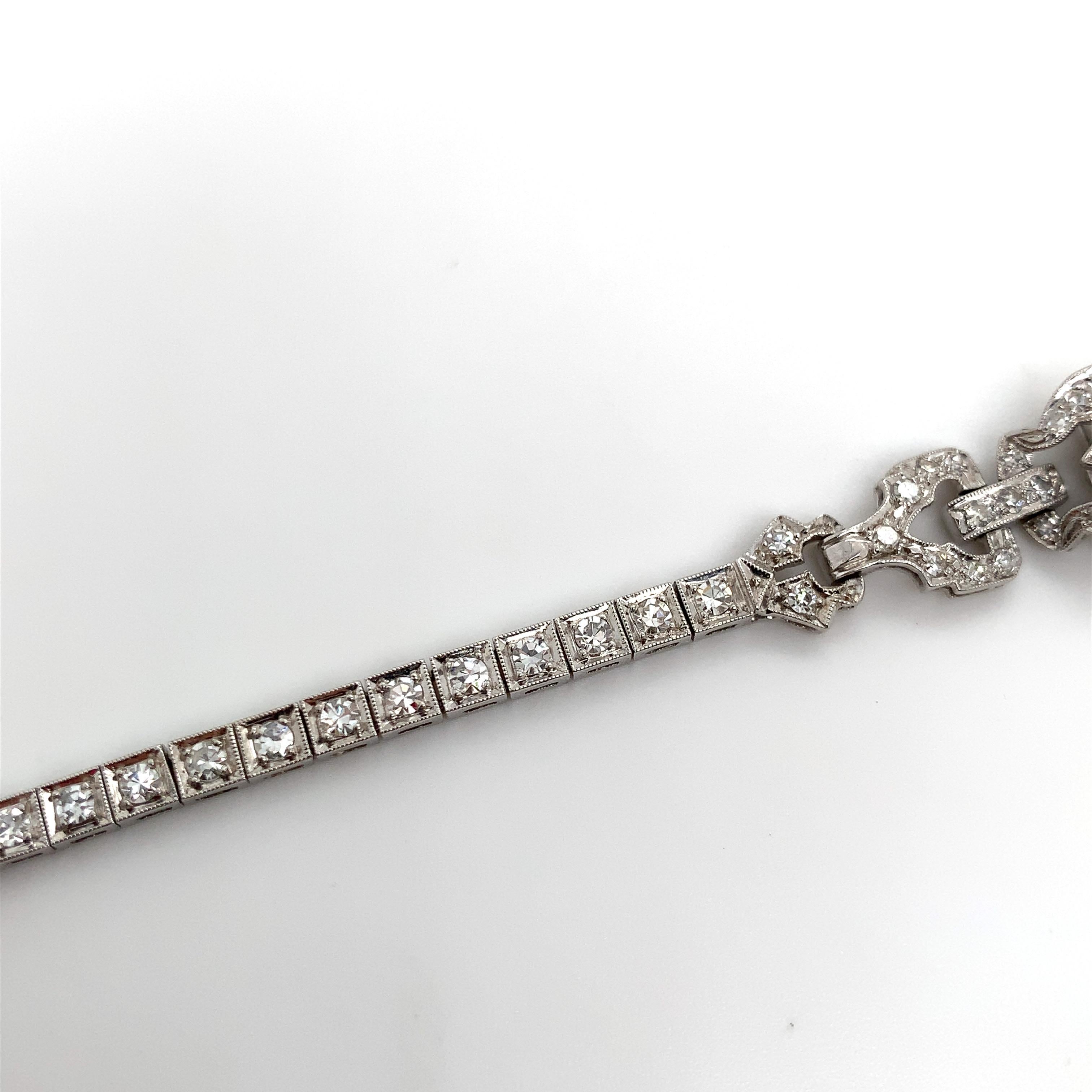 Taille mixte Montre Art Déco 2,40 TCW VS2 G/H Antique 17,5g manuelle 6/5
