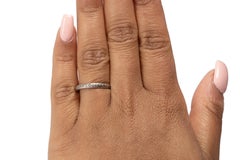 Art Deco Platinum Wedding Band