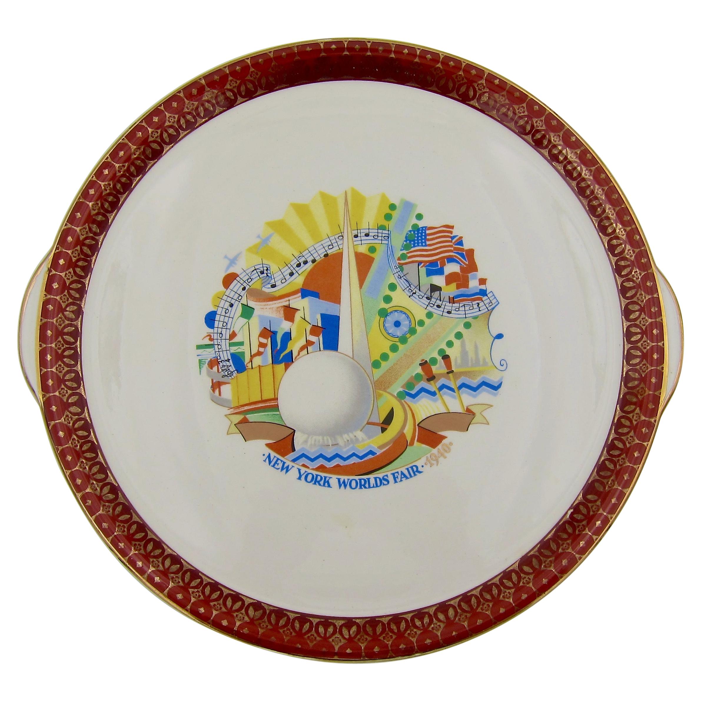 Art Deco Platter from the 1939-40 New York World's Fair
