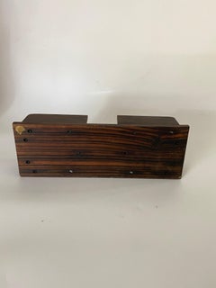 Art Deco Playing Card Box, Brown Color, France, circa 1940