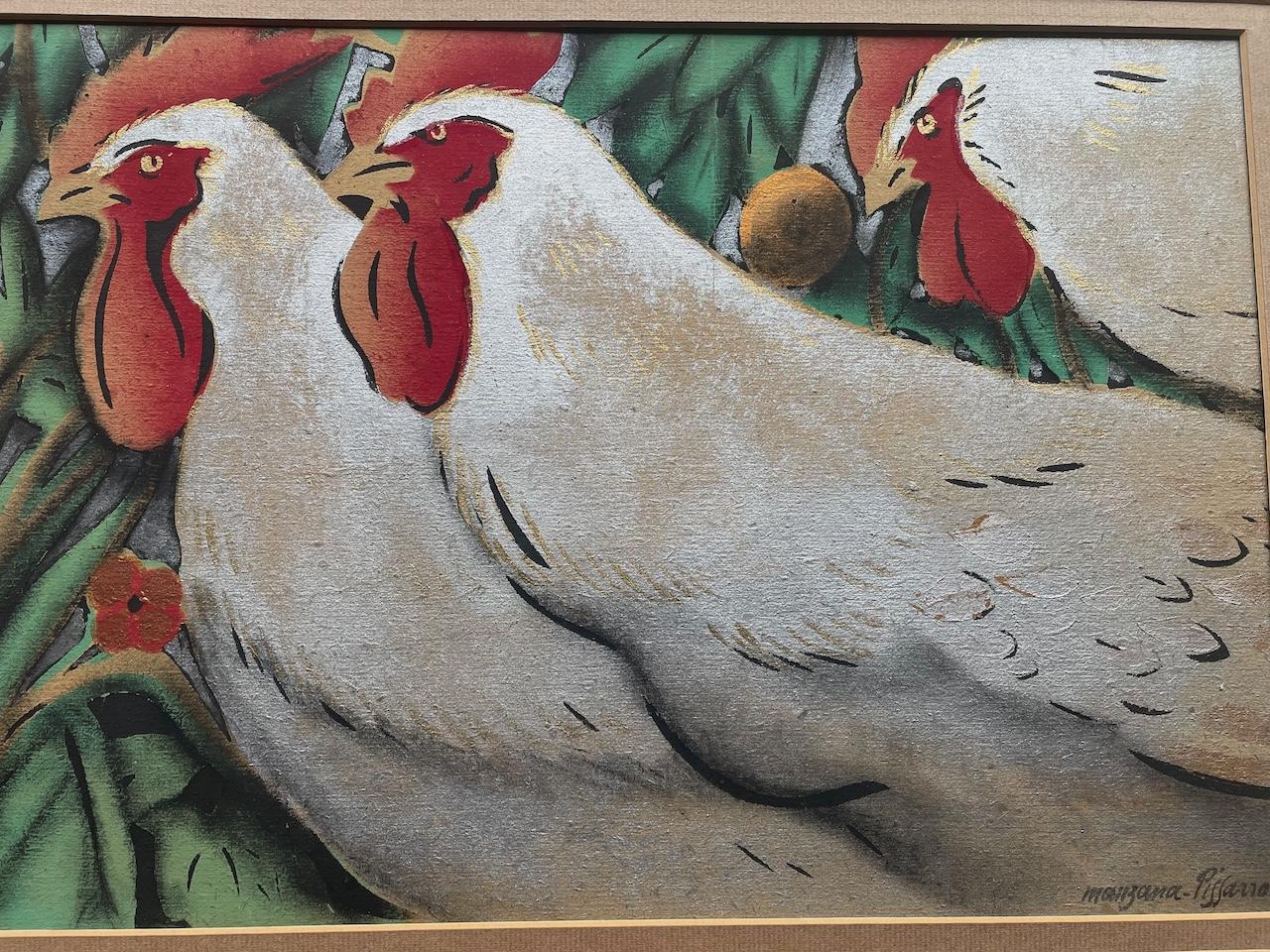 Art Déco Pochoir Druck 