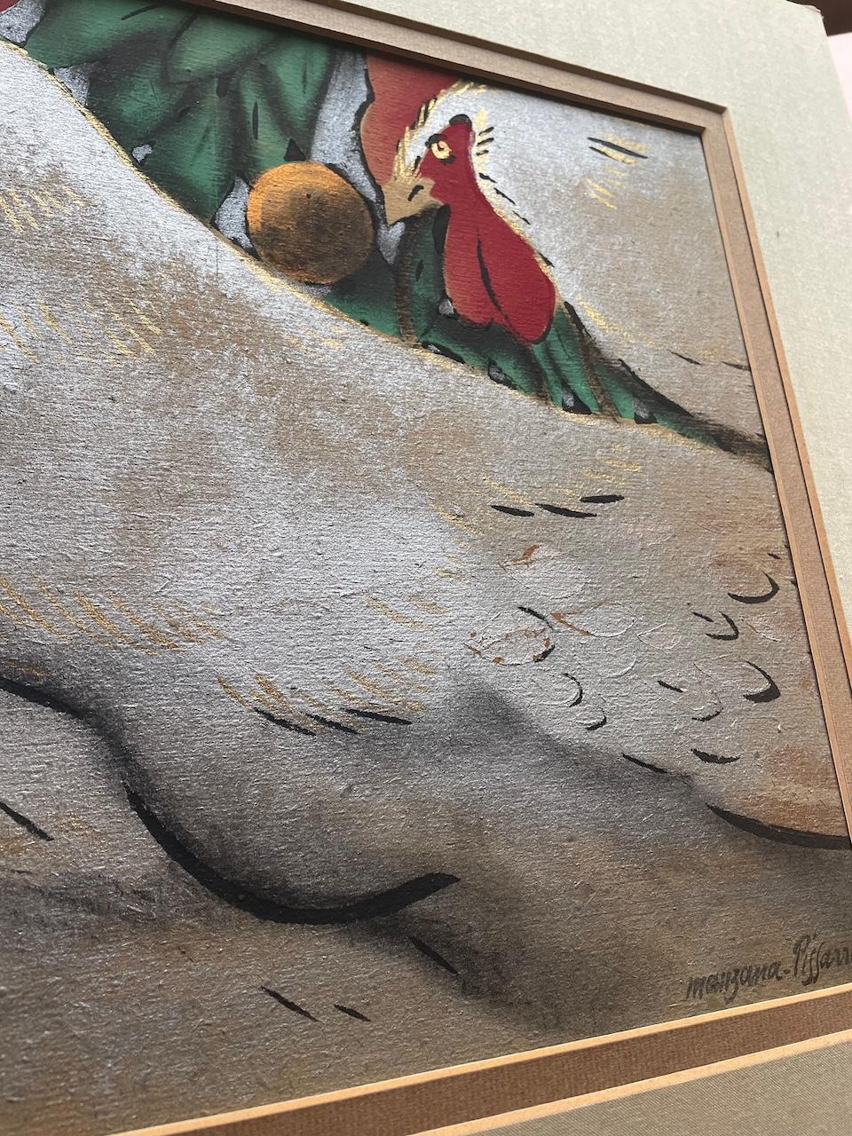 Art Déco Pochoir Druck 