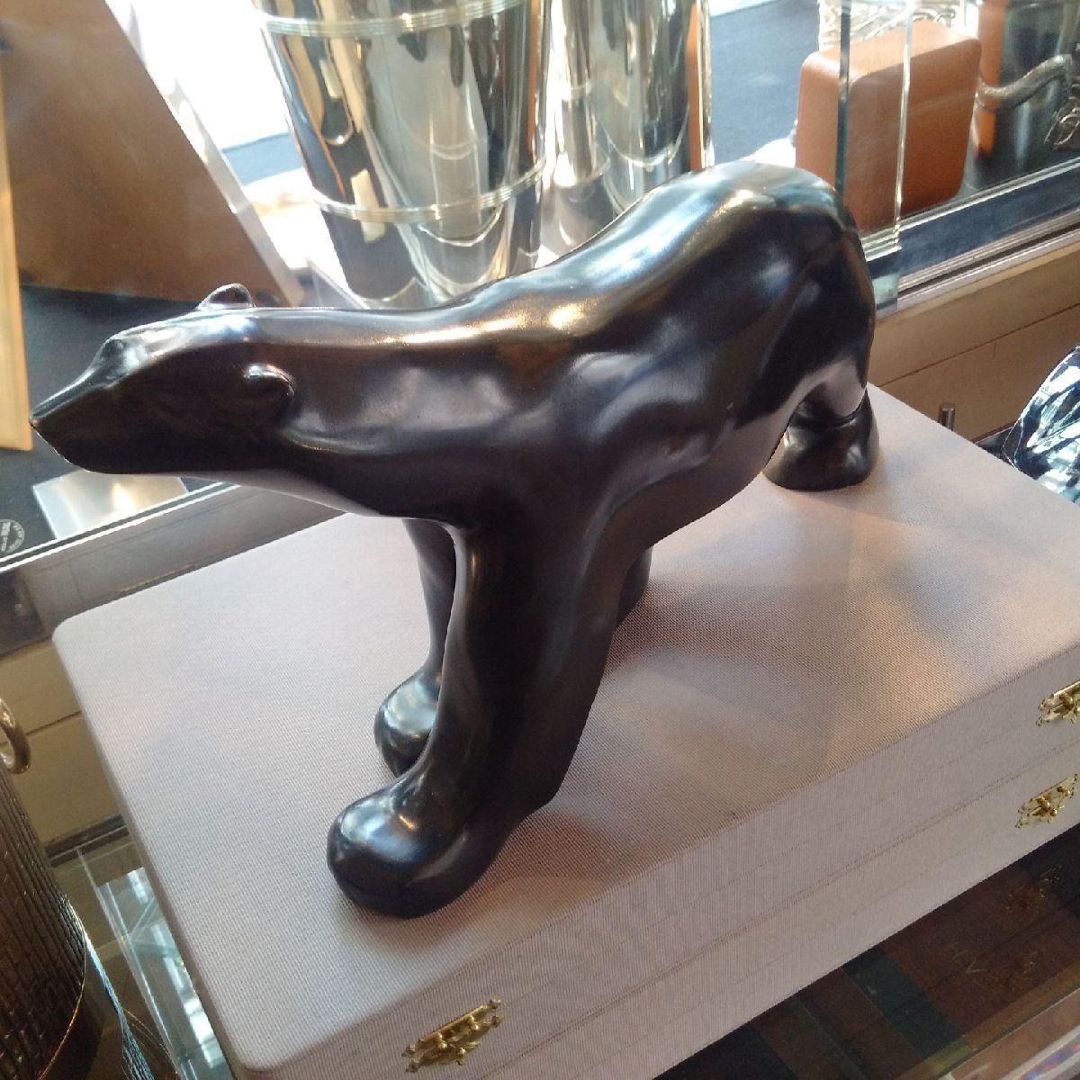 Art Deco 'Polar Bear' Bronze by Pompon For Sale at 1stDibs art deco polar bear sculpture