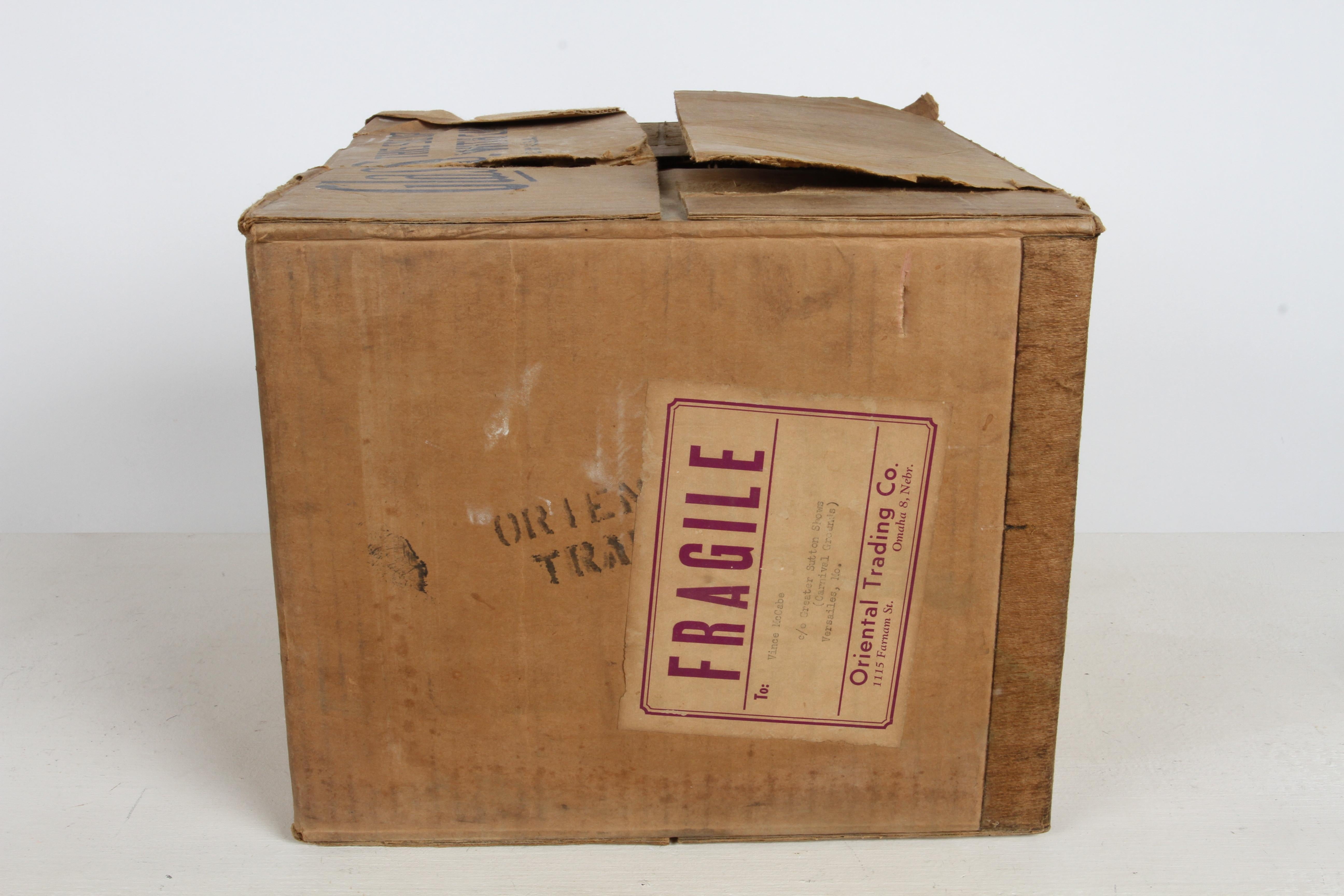 Juego de cócteles Art Decó Oso Polar - Hazel-Atlas - Juego completo de 18 cocteleras Caja en venta 10