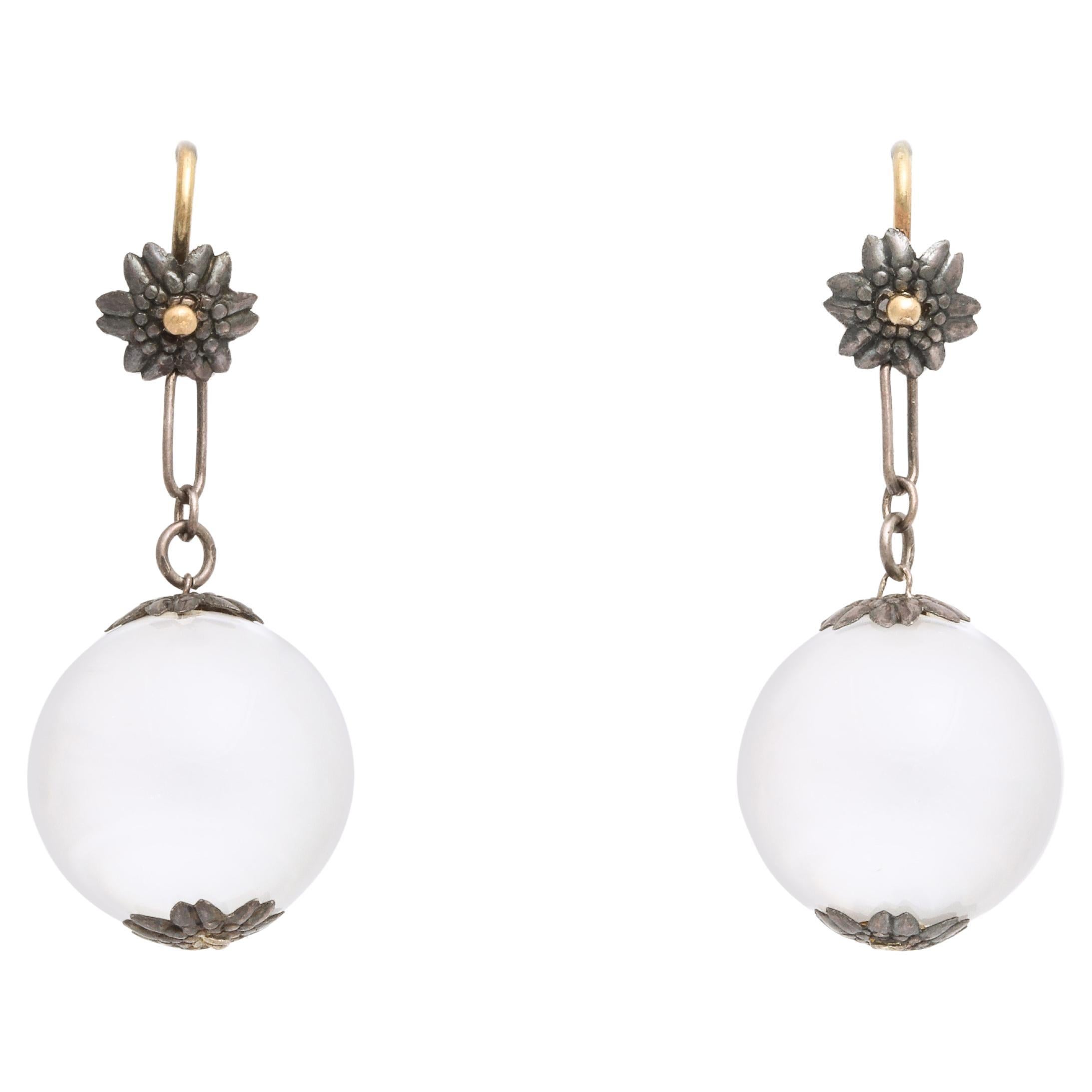 Art Deco Pools of Light Earrings