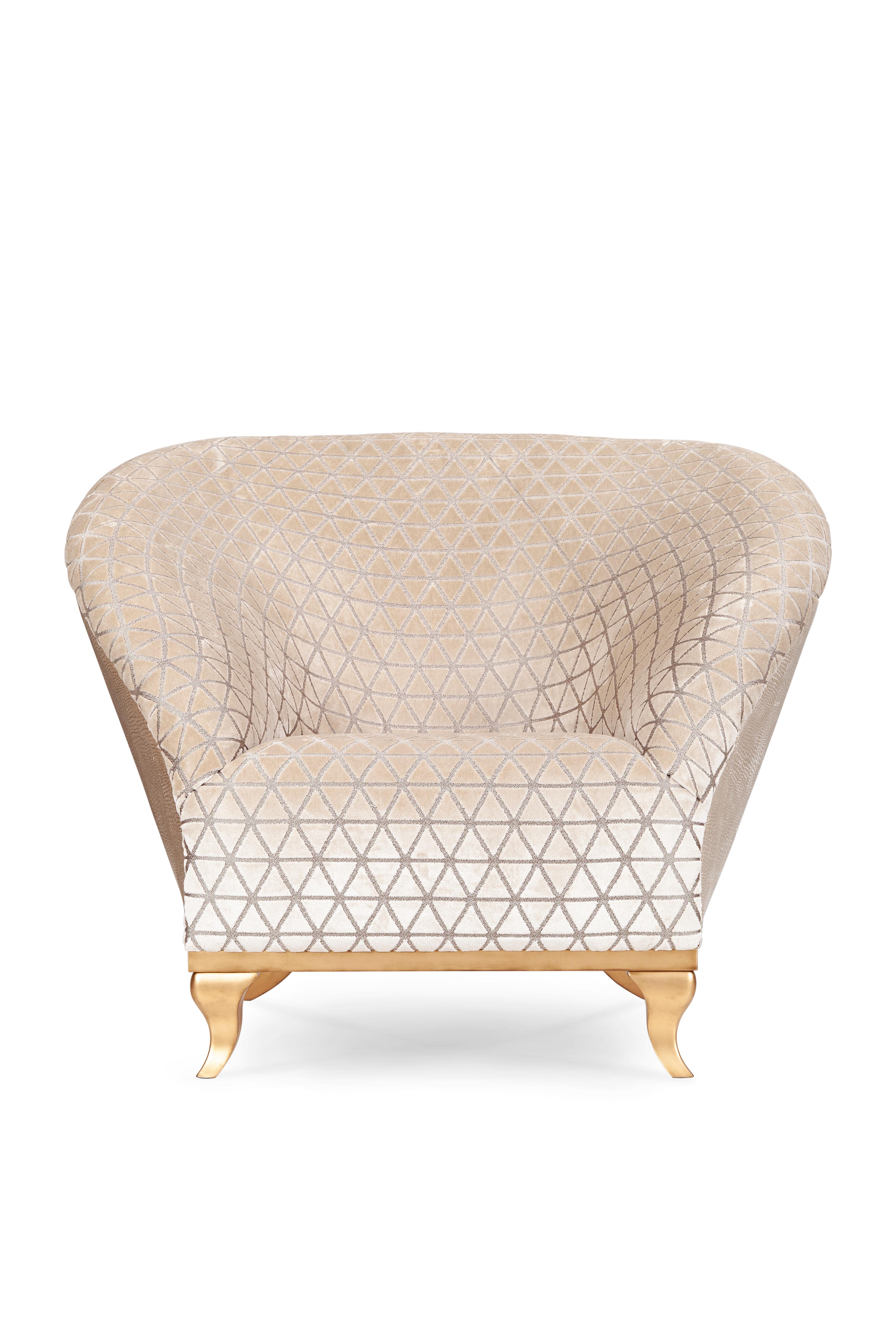 Poppi Sessel, Modern Collection'S, handgefertigt in Portugal - Europa von GF Modern.

Mit seinem eleganten Design, das von der ewigen Umgebung des Bohème-Lebens inspiriert ist, verströmt der Sessel Poppi eine stilvolle und zugleich heitere