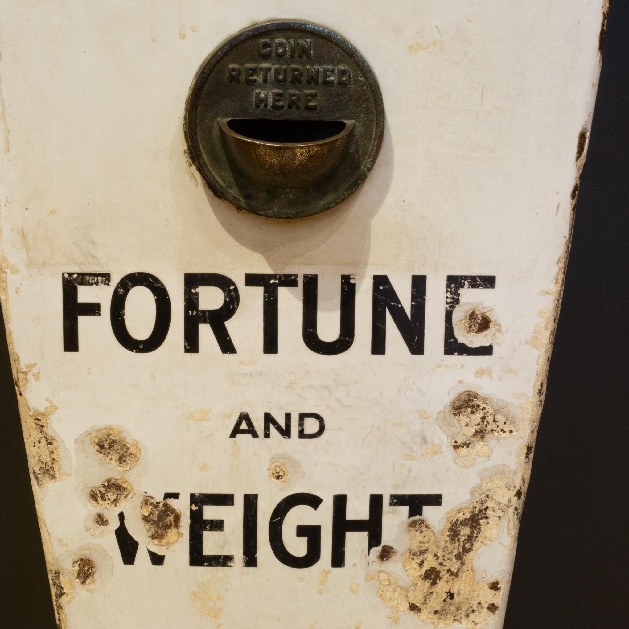 Art Deco Porcelain and Bronze Fortune Teller and Weight Scale c.1930 5