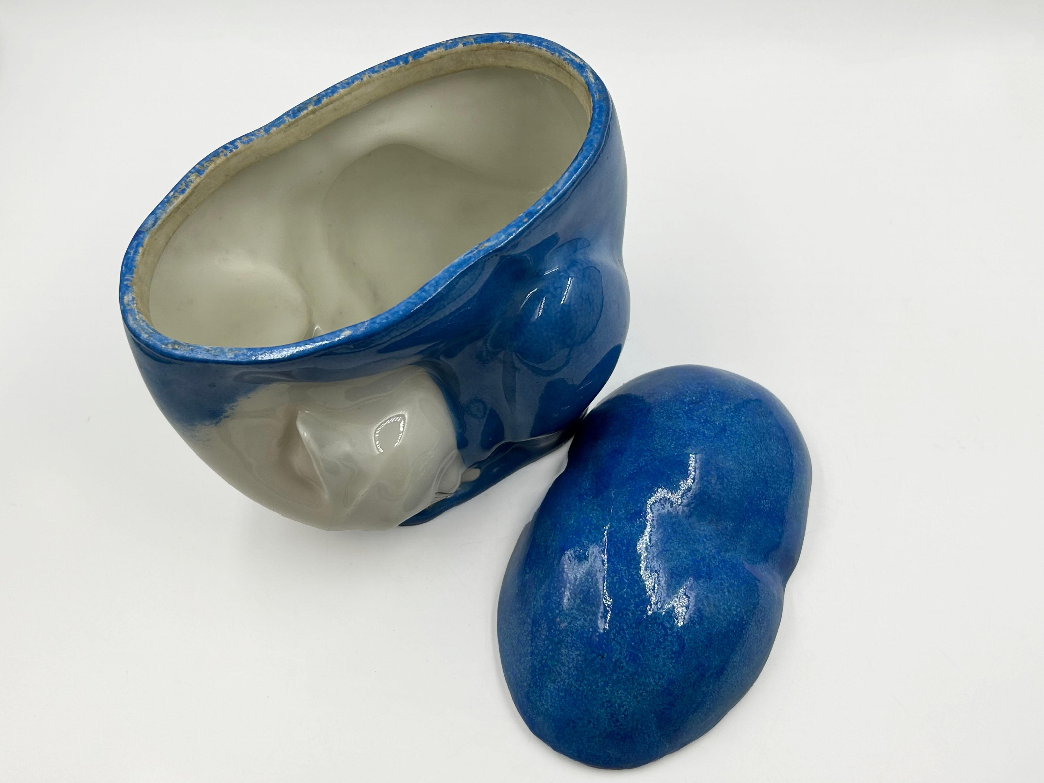 Hand-Crafted Art Deco Porcelain Box by Édouard Marcel Sandoz for Theodore Haviland For Sale