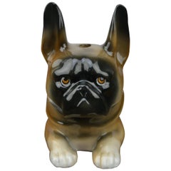 Art Deco Porcelain Bulldog Inkwell, Germany