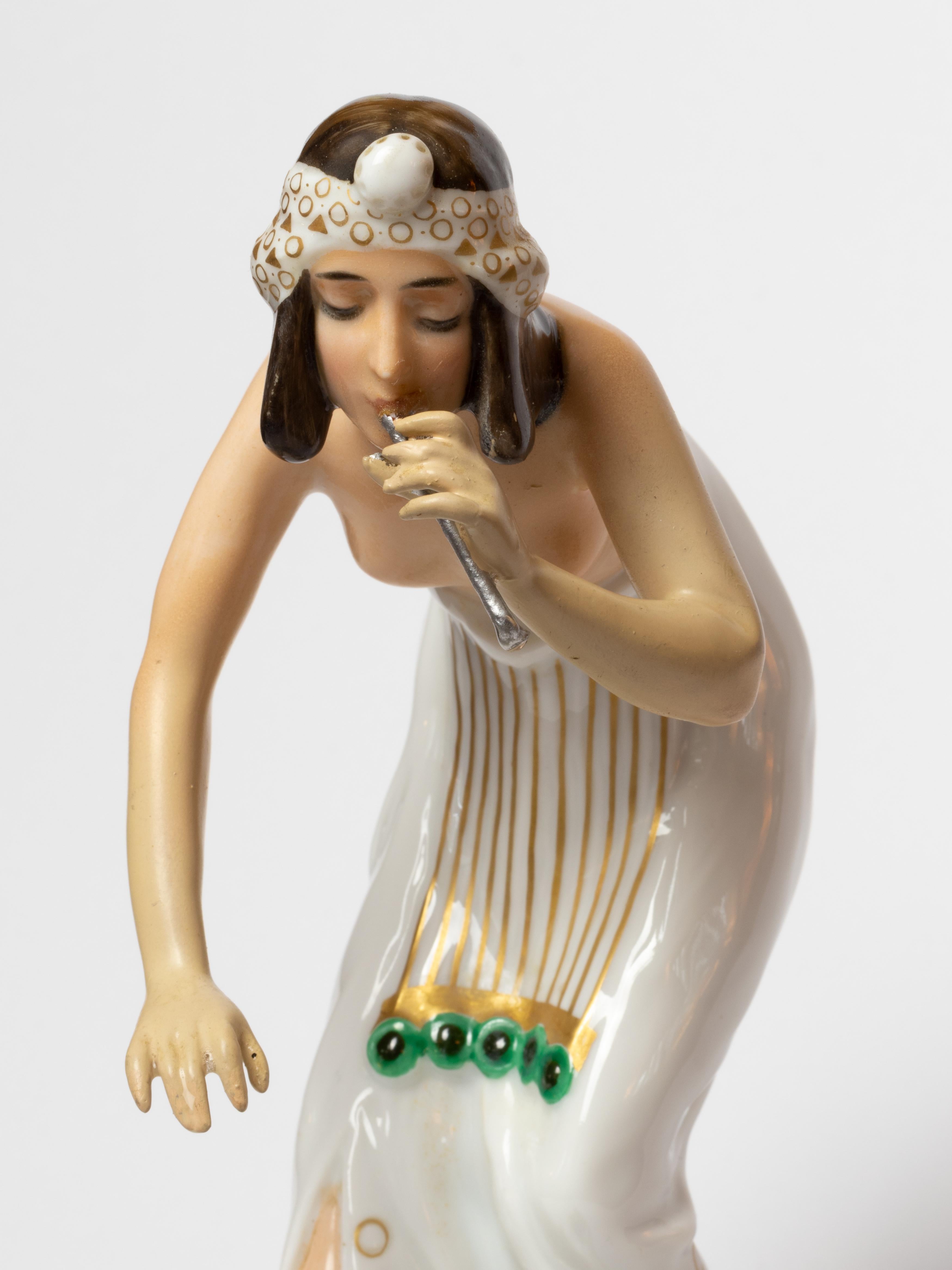 Porcellana Serpente di charme in porcellana Art Deco Berthold Boess, Rosenthal Selb in vendita