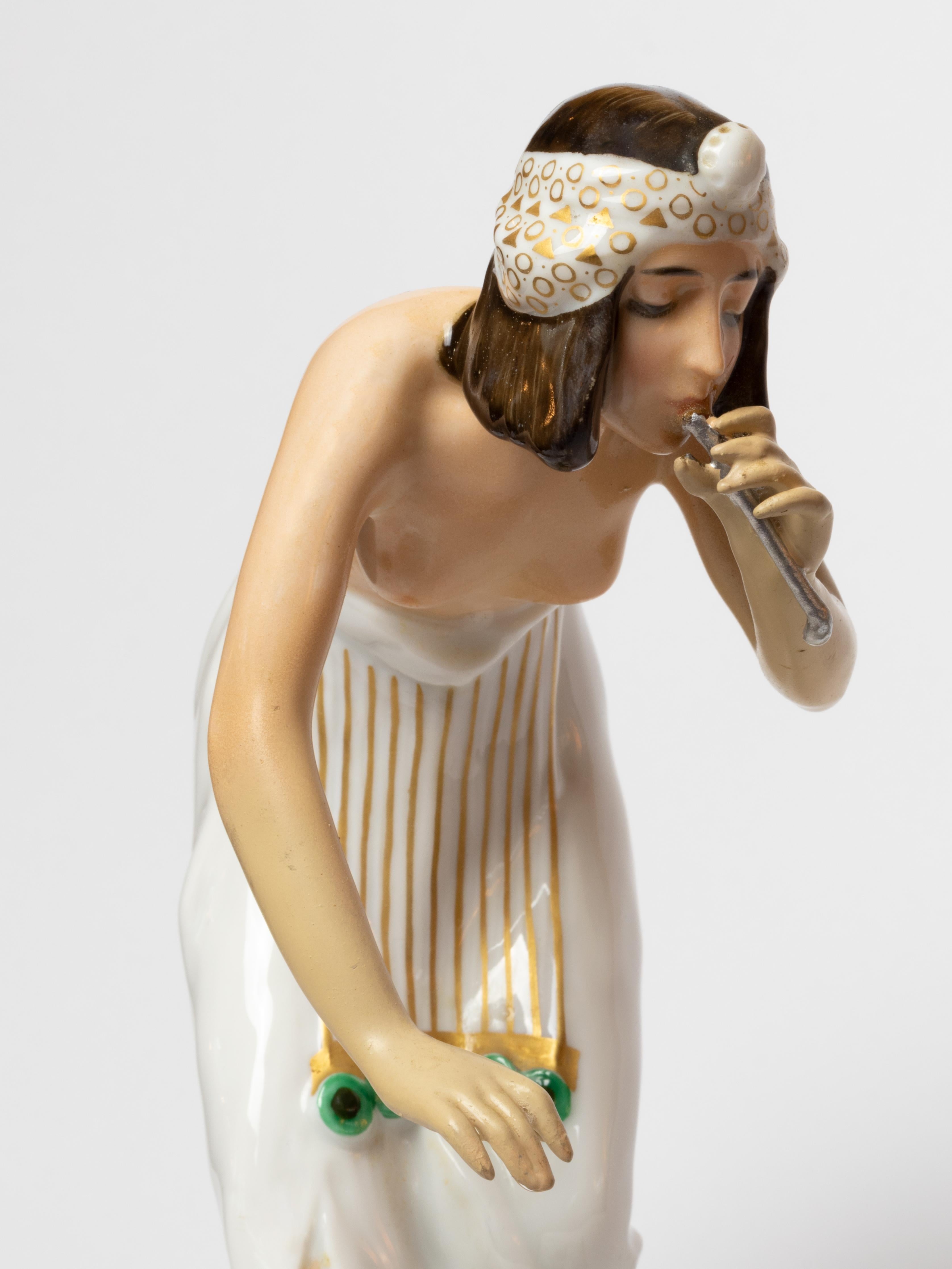 Serpente di charme in porcellana Art Deco Berthold Boess, Rosenthal Selb in vendita 1
