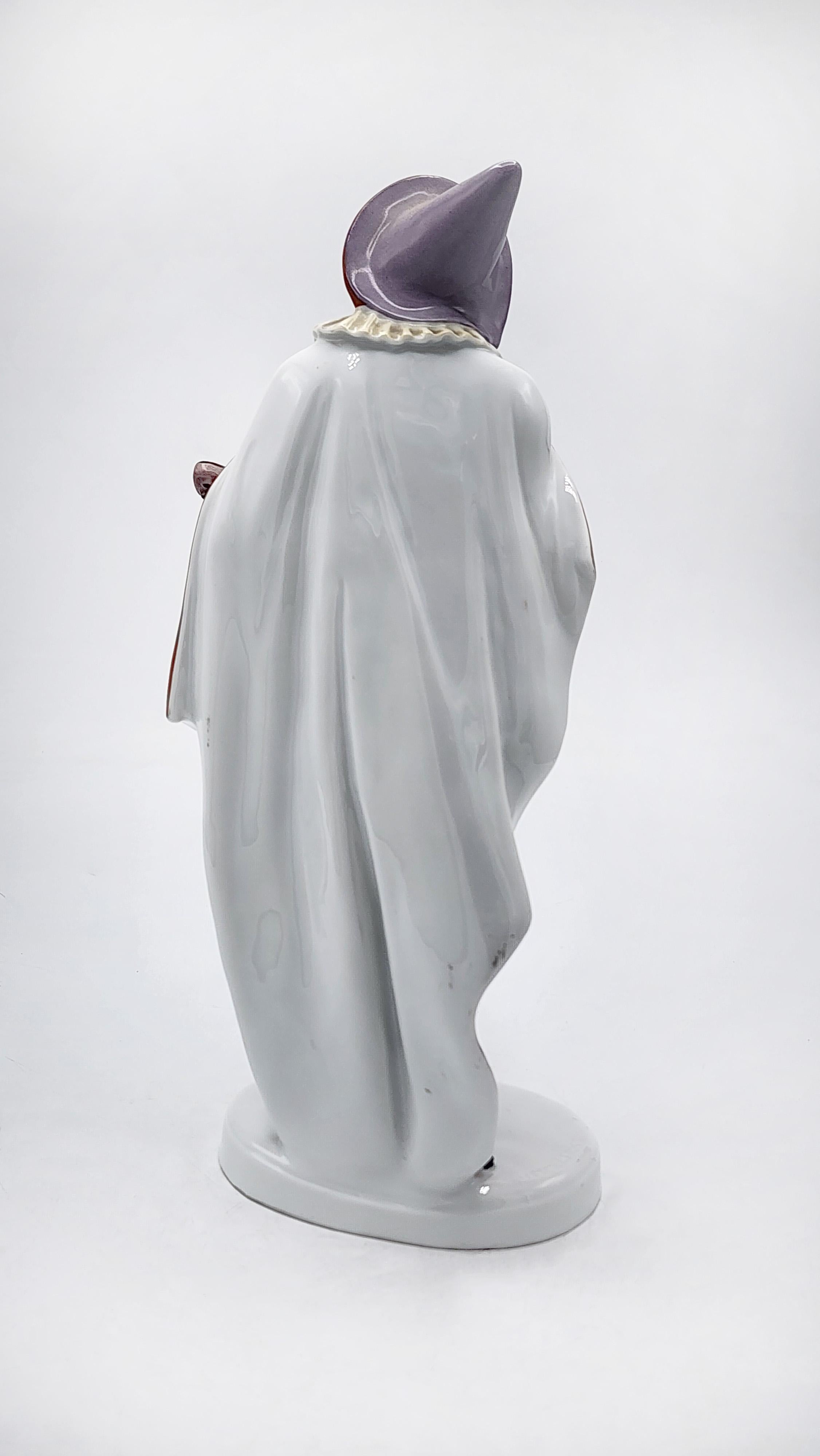 20th Century Art Deco porcelain figure c. 1920 Bajazzo ROSENTHAL by HIMMELSTOSS For Sale