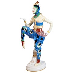 Art Deco Porcelain Figure 'Korean Dance' by Holzer-Defanti, Rosenthal, Germany