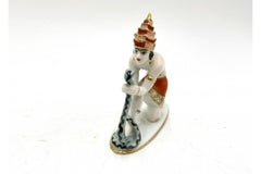 Art Deco Porcelain Figurine "Indian Snake Charmer", Rosenthal, Germany, 1920s