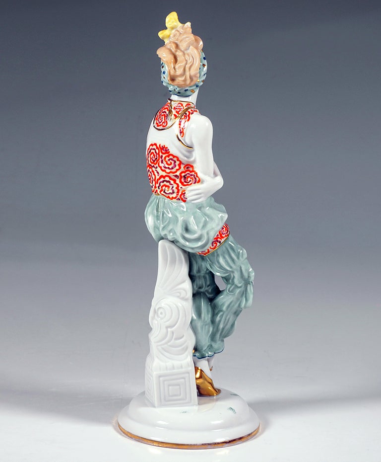 Art Deco Art Déco Porcelain Figurine 'Tsarina', by C. Holzer-Defanti, Rosenthal Germany