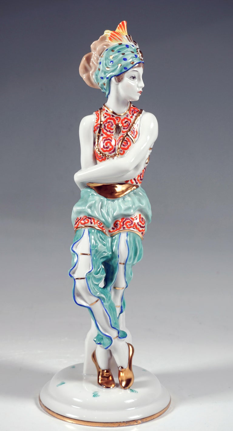 Art Déco Porcelain Figurine 'Tsarina', by C. Holzer-Defanti, Rosenthal Germany 1