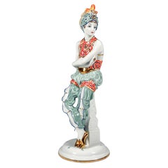 Art Déco Porcelain Figurine 'Tsarina', by C. Holzer-Defanti, Rosenthal Germany
