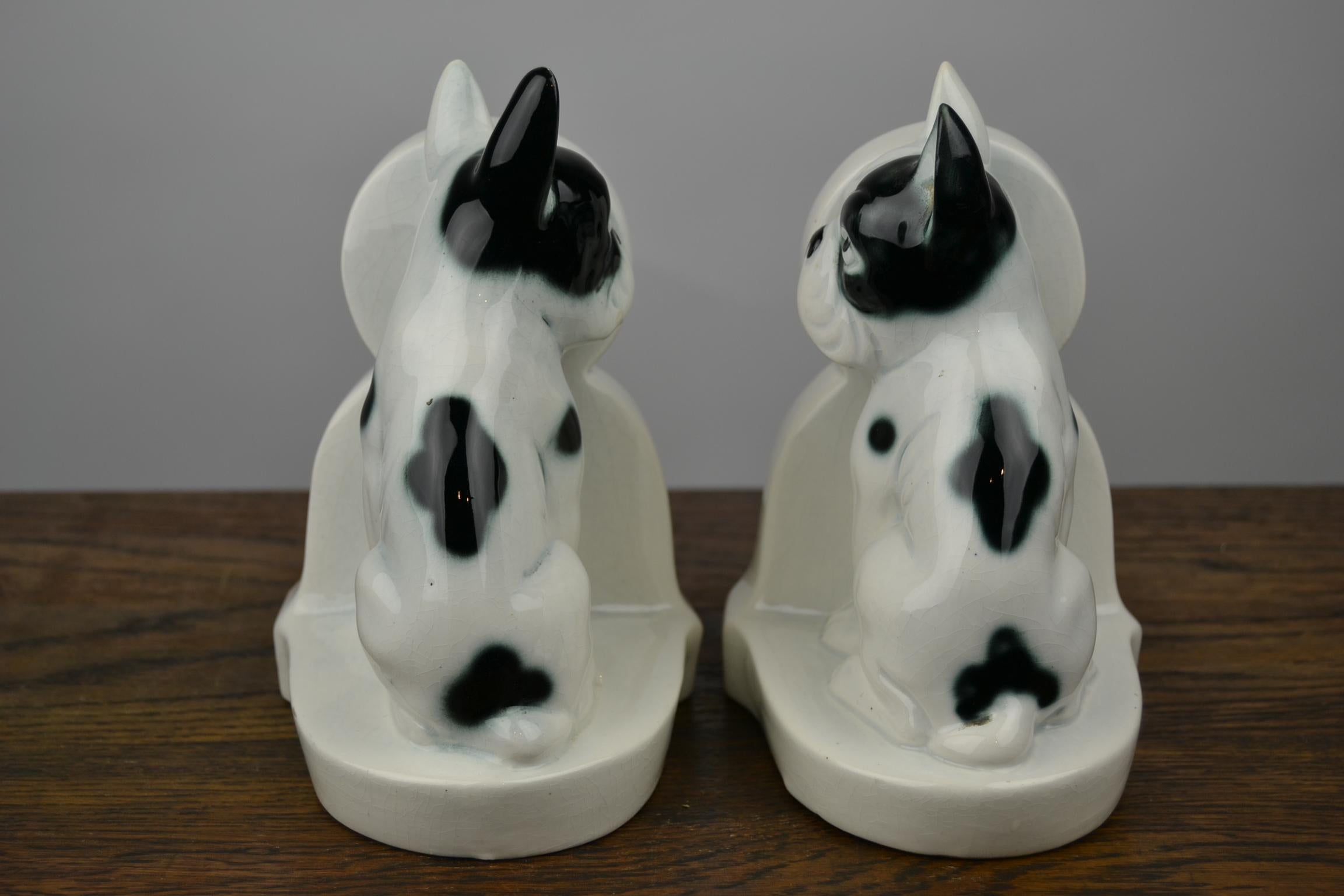 french bulldog book ends