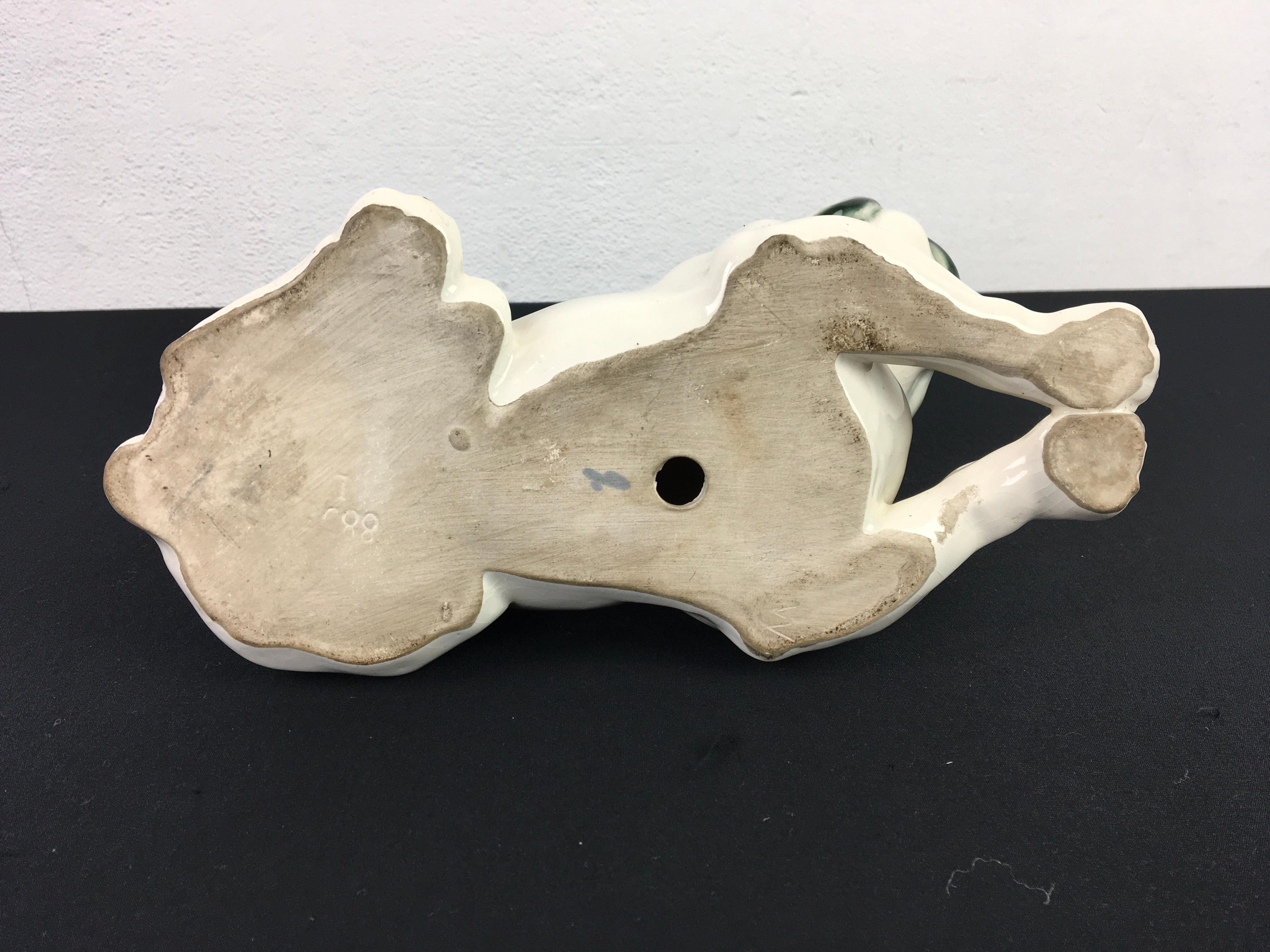 Art Deco Porcelain French Bulldog, Germany, 1930s 11