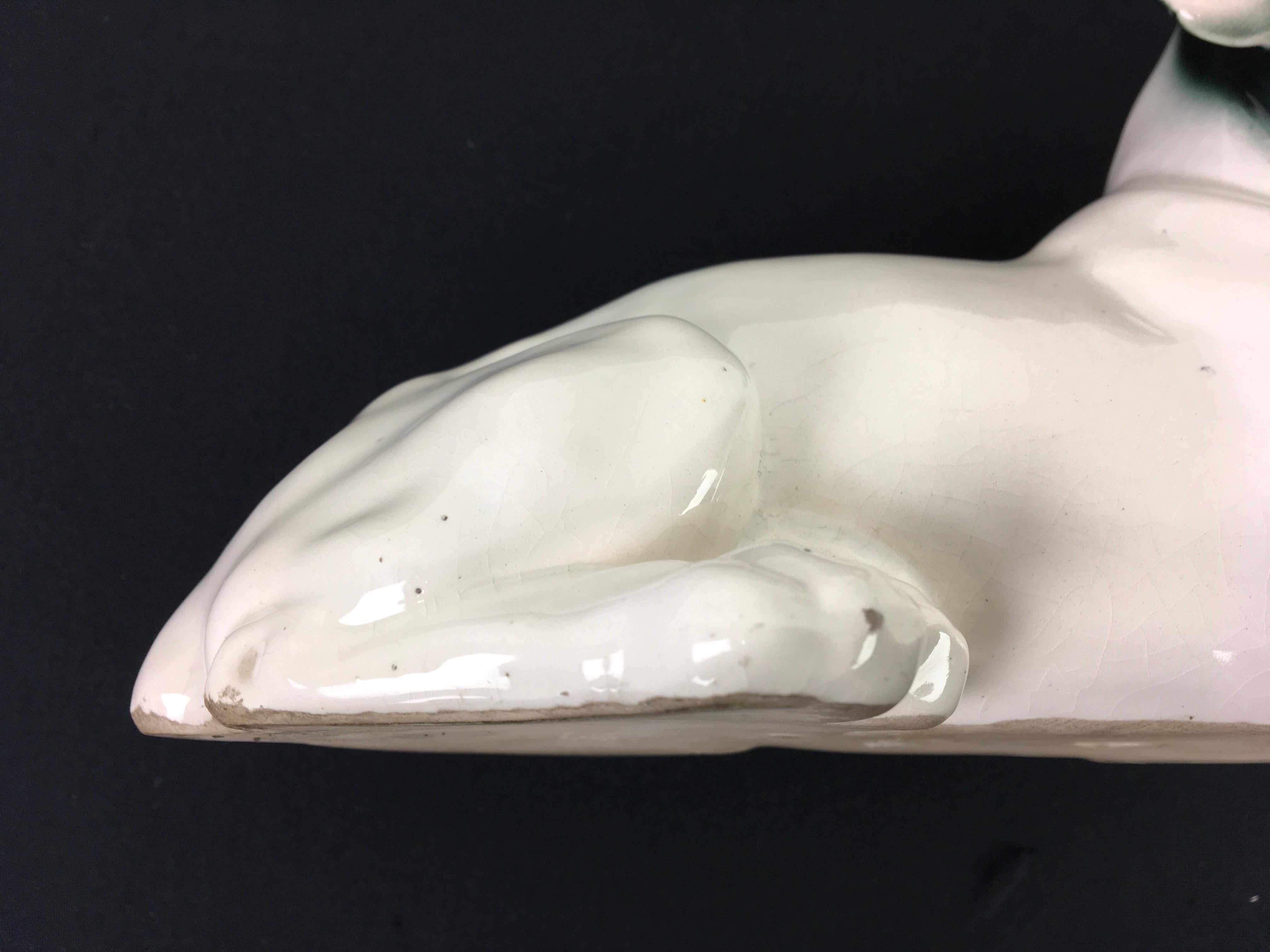 Art Deco Porcelain French Bulldog, Germany, 1930s 13