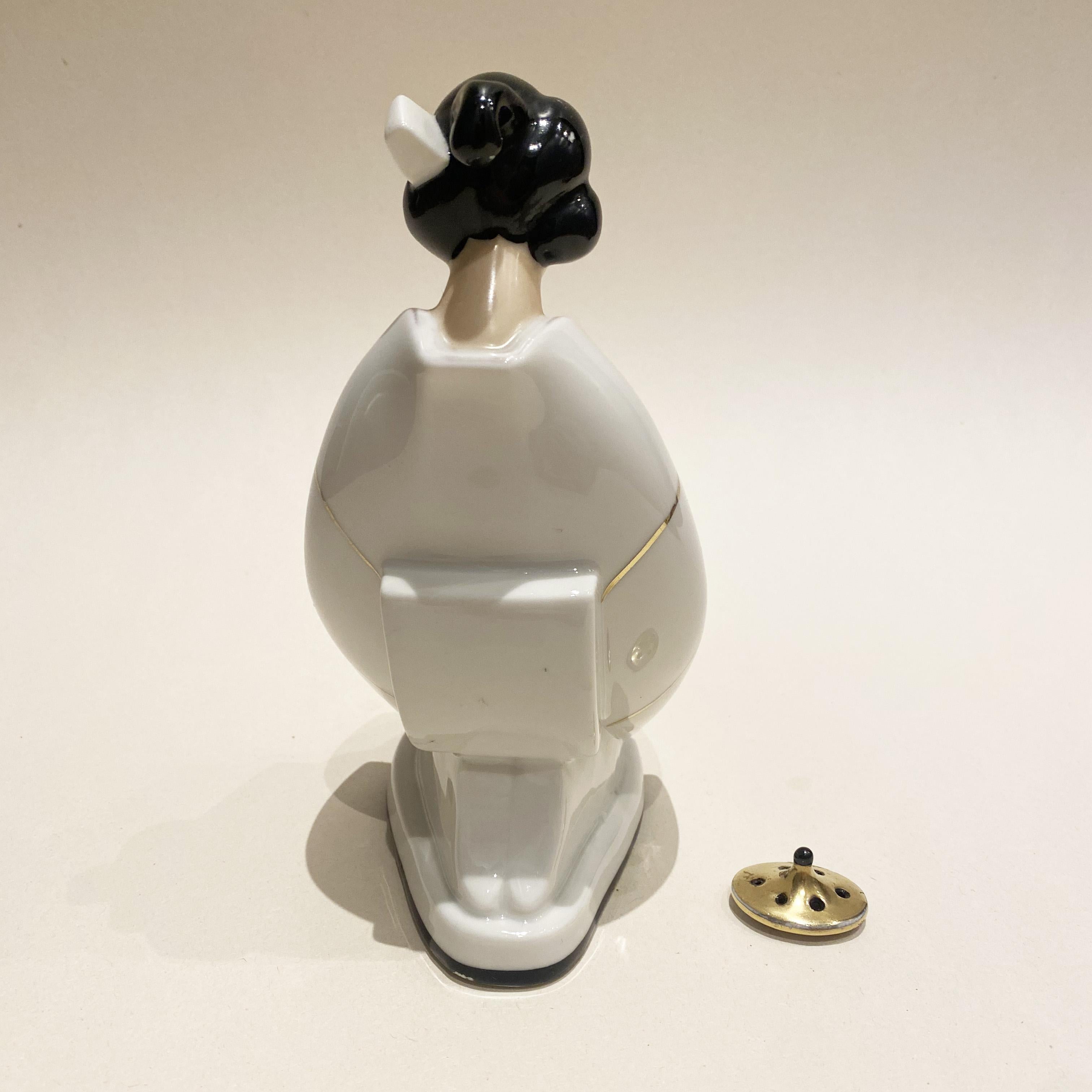 Art Deco Porcelain Geisha 