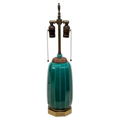 Art Deco Porzellan Lampe