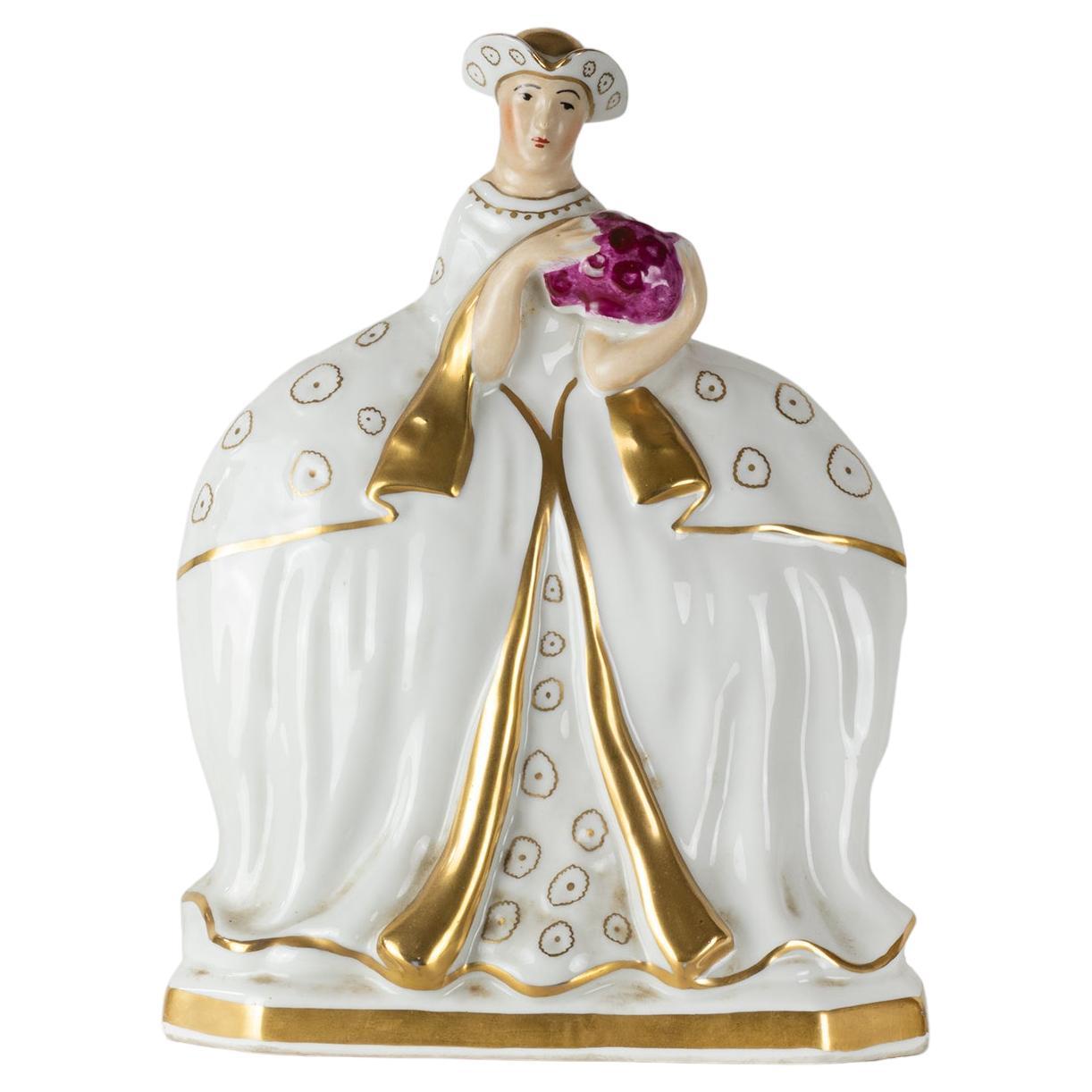 Art Deco Porcelain Perfume Lamp by Robj, Espagnole Model, 1920s