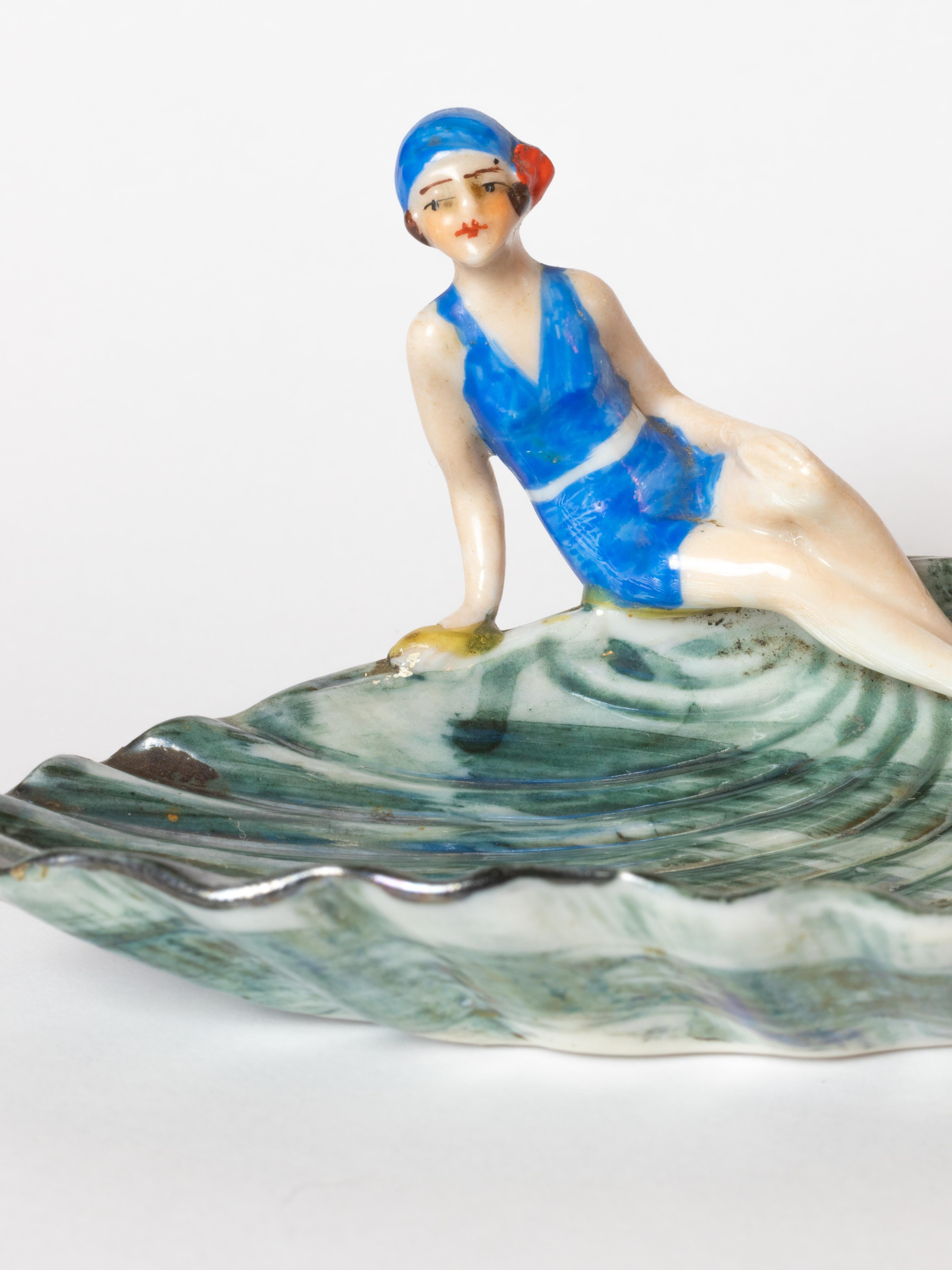 Art Deco Porcelain Pin-Up Figurine by Goebel, 1929 In condizioni buone in vendita a Lisbon, PT