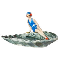 Art Deco Porcelain Pin-Up Figurine by Goebel, 1929