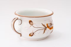 Art deco porcelain pot hand painted germany around 1930s