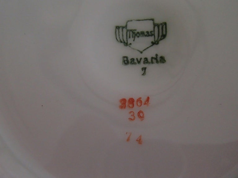 アンティーク　トーマスババリア Art Deco porcelain vase with lid by THOMAS Bavaria with