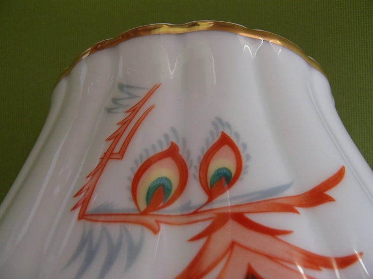 Art Deco porcelain vase with lid by THOMAS Bavaria with